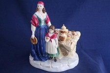 Estatueta Royal Worcester muito rara 'vendedor de frutas na feira de armazenamento' - caixa/certificado comprar usado  Enviando para Brazil