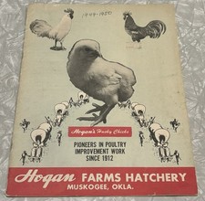 Vintage 1949 1950 Hogan Farms Incubatório Muskogee Oklahoma Catálogo de Frango de Aves comprar usado Vintage 1949 1950 Hogan Farms Incubatório Muskogee Oklahoma Catálogo de Frango de Aves comprar usado  Enviando para Brazil