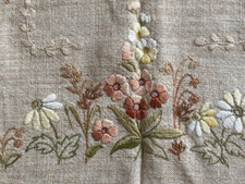 Tischdecke braun handarbeit gebraucht kaufen  Berlin