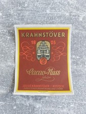 Ddr etikett krahnstöver gebraucht kaufen  Spenge