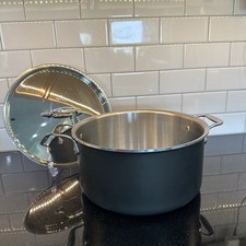 All-Clad LTD 8QT ligado aço inoxidável molho anodizado sopa panela com tampa EUA comprar usado  Enviando para Brazil