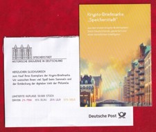 NEU 2025 DEUTSCHLAND Speicherstadt Hamburg MH 132a GELB  Selbstklebend Mi 3917 comprar usado  Enviando para Brazil