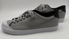 Tênis de corrida esportivo Nike All Court lona baixo masculino tamanho 13 cinza branco comprar usado  Enviando para Brazil