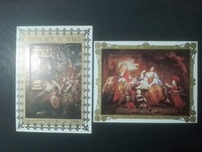 Tchad 100f 400f Louis XIII Grand Dauphin 2 blocs Feuillets CTO Oblitéré 1972 comprar usado  Enviando para Brazil