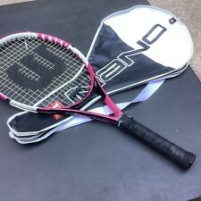 Usado, Raqueta de tenis Wilson nano carbono rosa volcánico para adultos con cubierta 4 3/8 segunda mano  Embacar hacia Argentina