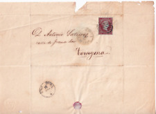 España 1855 - Envuelta Orduña Vizcaya / Vitoria - Edifil 40  - Fechador Rojo comprar usado  Enviando para Brazil