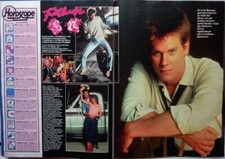 KEVIN BACON / Filme FOOTLOOSE = 2 PÁGINAS 1984 RECORTE FRANCÊS, usado comprar usado  Enviando para Brazil