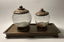 Two crackle glass for sale  San Diego