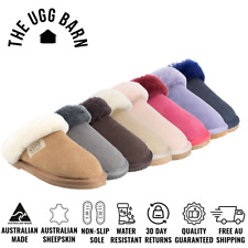 Borde de piel UGG Scuffs | Hecho en Australia | Piel de oveja australiana grado A | Espuma viscoelástica segunda mano  Embacar hacia Argentina