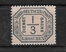 Norddeutscher bund dienstmarke gebraucht kaufen  Friedrichsdorf