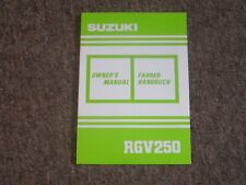 Fahrerhandbuch suzuki rgv gebraucht kaufen  Deutschland