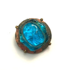 Ancienne broche émaillée d'occasion  Cernay