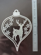 Reindeer bauble cutting for sale  NORWICH