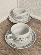 Pair pillivuyt brasserie d'occasion  Expédié en Belgium