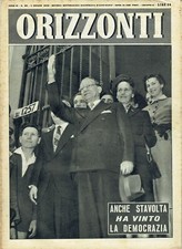 Orizzonti 1952 gasperi usato  Italia