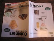 Cuisinart recipe instruction for sale  Rock Creek