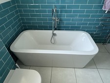 White freestanding bath for sale  BEXLEY