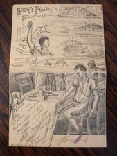 Old postcard société d'occasion  Expédié en Belgium