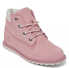 Botas Timberland Kids Nubuck Pokey Pinho Zíper Rosa!(9), usado comprar usado  Enviando para Brazil