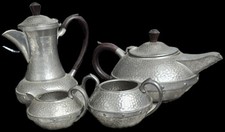 Piece hammered pewter for sale  TILBURY
