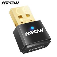 Adaptador Dongle USB Bluetooth 5.1 MPOW BH519A para PC Laptop Soporte Windows segunda mano  Embacar hacia Mexico