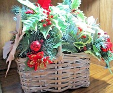 Multicolor poinsettias wicker for sale  Lebanon