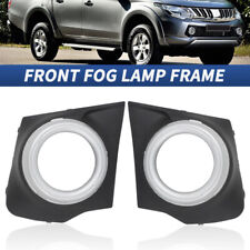 Grelha de tampa de farol de neblina dianteiro L+R para Mitsubishi L200 Triton MQ MR 2015-18, usado comprar usado  Enviando para Brazil