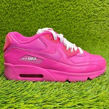 Tênis Nike Air Max 90 GS feminino tamanho 6Y rosa atlético corrida caminhada comprar usado  Enviando para Brazil