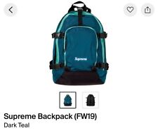 Mochila de tecido Cordura Supreme outono 2019 azul-petróleo escuro comprar usado  Enviando para Brazil