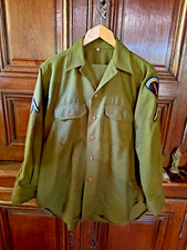 Chemise militaire insignes d'occasion  Briare