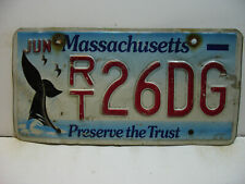 1997 Massachusetts placa de licença RT 26DG Preserve the Trust Whale as4181 comprar usado  Enviando para Brazil