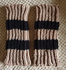 Warme beinstulpen braun gebraucht kaufen  Nürnberg