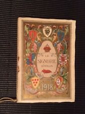 Antico calendario barbiere1918 usato  Borgaro Torinese