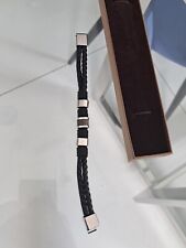 Bracciale cuoio intrecciato usato  Acerra