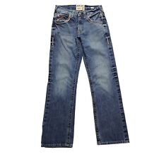 Jeans masculino Ariat 29/32 M5 Ridgeline jogador ajuste reto cintura baixa, usado comprar usado  Enviando para Brazil