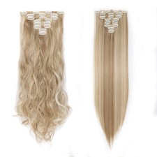 Mega CABEÇA CHEIA GROSSA Como Clipe Humano na Extensão de Cabelo 100% Real NATURAL Peça de Cabelo comprar usado  Enviando para Brazil