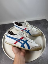 Tênis masculino ASICS Onitsuka Tiger México 66 BRANCO/AZUL tamanho EUA 9 EUR 43,5 comprar usado  Enviando para Brazil