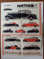 Automobiles mathis 1934 d'occasion  Le Luc