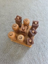 Vintage wooden noughts for sale  BRISTOL