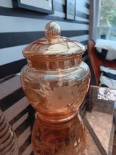 glass bon bon jar for sale  NOTTINGHAM