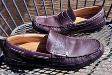 Sapatos/mocassins masculinos de couro de luxo Sperry Top-Sider Gold Cup tamanho 8 M Borgonha comprar usado  Enviando para Brazil