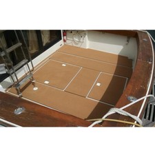 Tapete autoadesivo 94,5"*35,4" marrom sem listras espuma EVA teca antiderrapante comprar usado  Enviando para Brazil