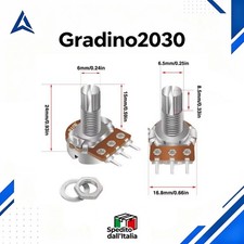 Wh148 potenziometro rotativo usato  Grugliasco