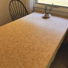 Vtg damask tablecloth for sale  Lakewood