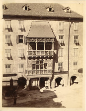 Usado, Autriche, Innsbruck, Petit toit d'or, Golden Roff Vintage albumin print,  comprar usado  Enviando para Brazil