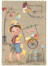 1962 cartolina vintage usato  Italia