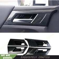 Cubierta interior de tazón de manija de puerta de coche de fibra de carbono para Mitsubishi Outlander 2022-2024 segunda mano  Embacar hacia Mexico