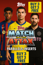 TOPPS MATCH ATTAX 2024-25 COMPRE 3 GANHE 3 PARALELOS/INSERÇÕES GRÁTIS escolha seus números comprar usado  Enviando para Brazil