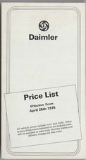 Daimler original price for sale  BATLEY