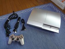 Sistema de console Sony PlayStation 3 PS3 40GB prata trabalho testado, usado comprar usado  Enviando para Brazil